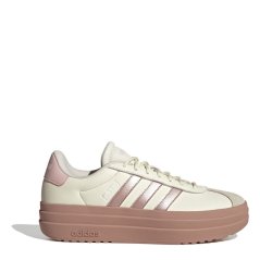 adidas VL Court Bold Women's Trainers Ivory/Sand Pink