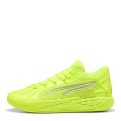 Puma Women's Stewie 4 Flawless Basketball Trainers Lime Squeeze