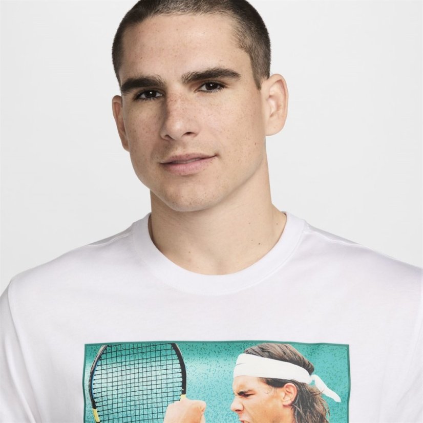 Nike Rafael Nadal Tennis pánské tričko White