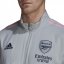 adidas Arsenal Pre Match Jacket 2022 2023 Mens Onix