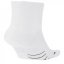 Nike Ankle 2 Pack Running Socks White/Black