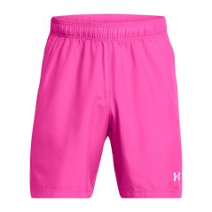 Under Armour Men's Woven Halfback Emboss Training Shorts Pink