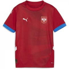 Puma Serbia Home Shirt 2024 Junior Red