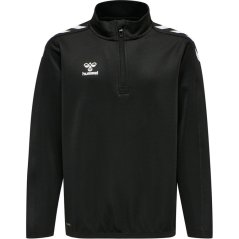 Hummel Half Zip Poly Top Junior Black