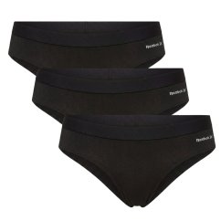 Reebok Reebok Womens 3 pack Briefs Austine 3pk Black