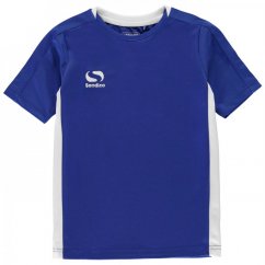 Sondico Fundamental Polo T Shirt Junior Boys Royal/White