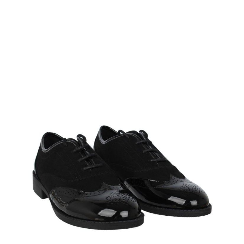 Miso Bobbi Ladies Brogues Black Patent