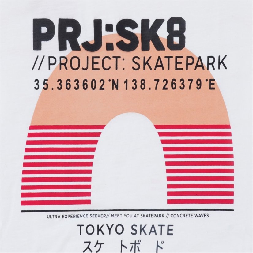 Firetrap Kids' Regular Fit T-Shirt White/Multi