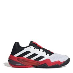 adidas Barricade pánská tenisová obuv Wht/Blck/Red