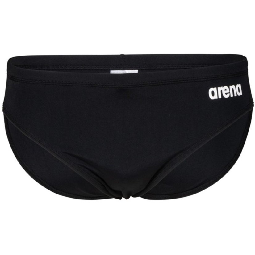 Arena Swim Brief Solid Black White