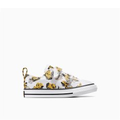 Converse Unisex Kids' Chuck Taylor All Star Con Canvas Trainers 102-White/Bla