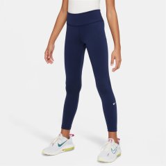 Nike Dri-FIT One Big Kids' (Girls') Leggings Midnight Navy