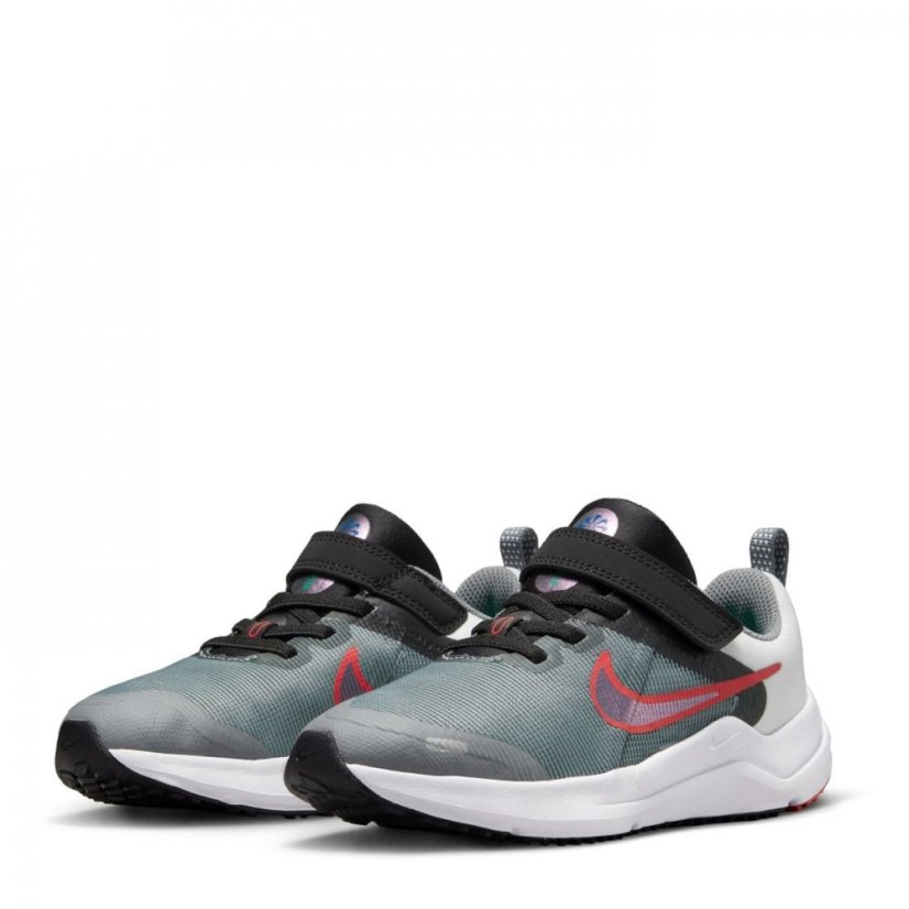 Nike Downshifter 12 Little Kids' Shoes Grey/Pink