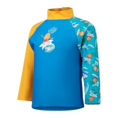 Speedo Speedo Prt Rash Top Bb99 Blue/Yellow