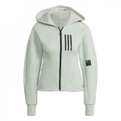 adidas Mission Victory Slim Fit Full-Zip dámská mikina Hoody LINEN GREEN MEL