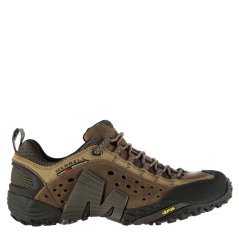 Merrell Intercept Leather Walking Shoes Mens Moth Brown