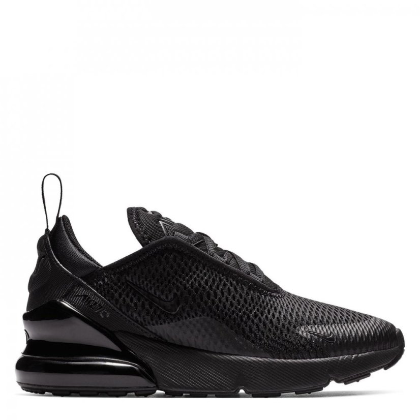 Nike Air Max 270 Childrens Trainers Triple Black