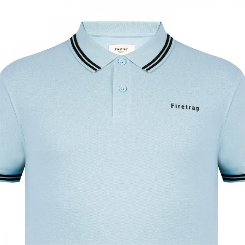 Firetrap Lazer Polo Shirt Mens Blue