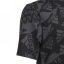 adidas Essentials Allover Print T-Shirt Junior Boys Black