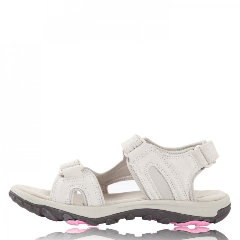 Karrimor Antibes Leather Sandals Ladies Beige/Pink