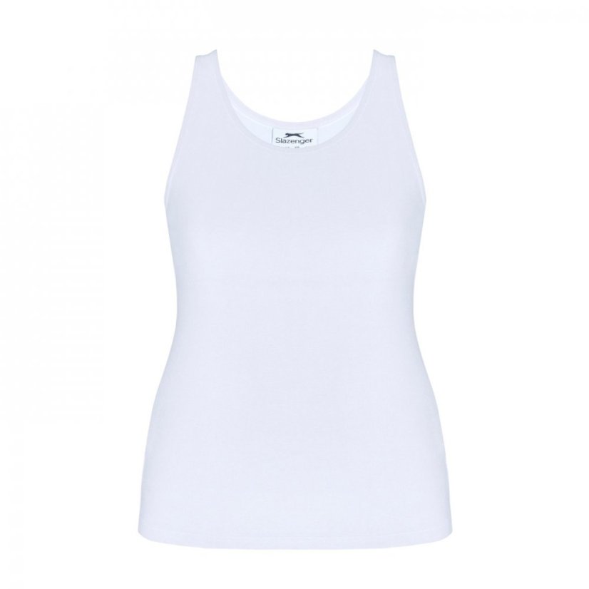 Slazenger Ess Vest Ld43 Scoop White