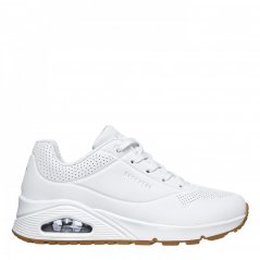 Skechers UNO Stand On Air Trainers Womens White