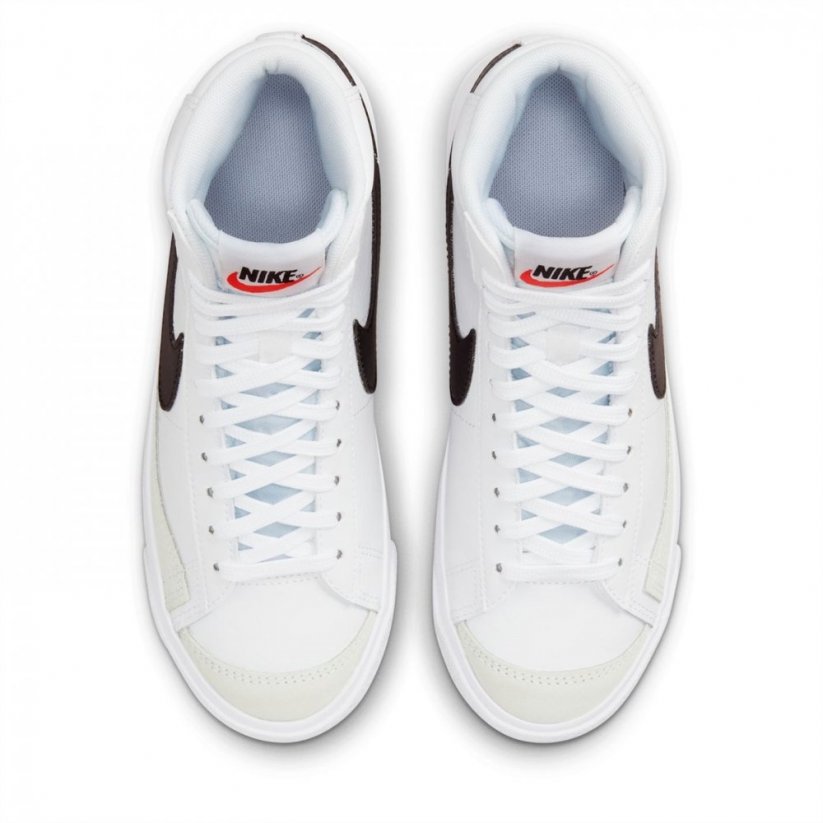 Nike Blazer Mid '77 Big Kids' Shoes White/Black