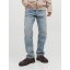Jack and Jones Men's Chris Jean Straight Leg Jeans Blue Denim