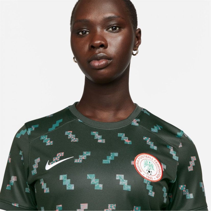 Nike Nigeria Away Shirt 2023 Womens Green