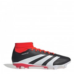 adidas Predator 24 League Firm Ground Boots Black/White/Red