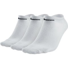 Nike 3ppk Value No Show Socks White