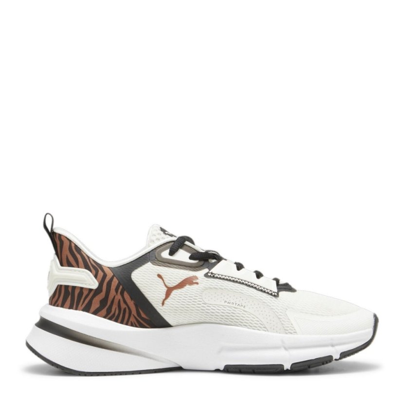 Puma Pwrframe Tr 3 Wn'S Animal Remix Training Shoes Womens Cream/Blk/Br