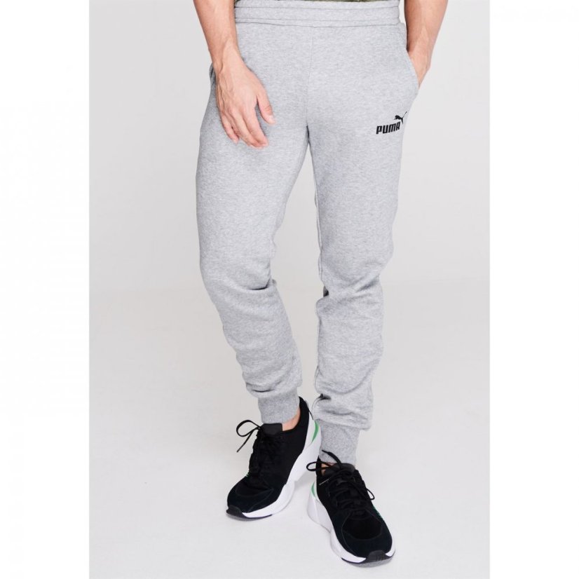 Puma Tapered Fleece Pants Mens Grey