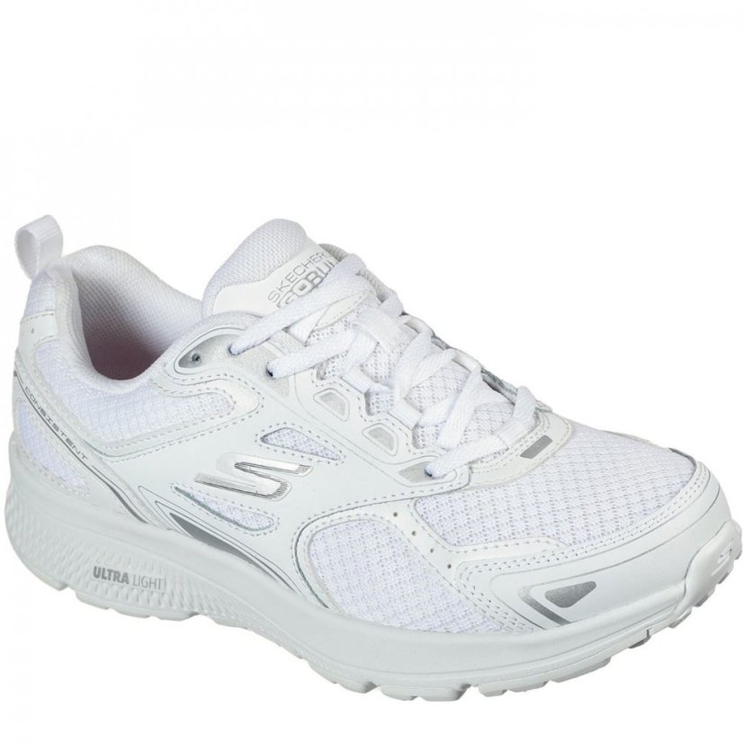 Skechers Consistent Runners Ladies White/Silver