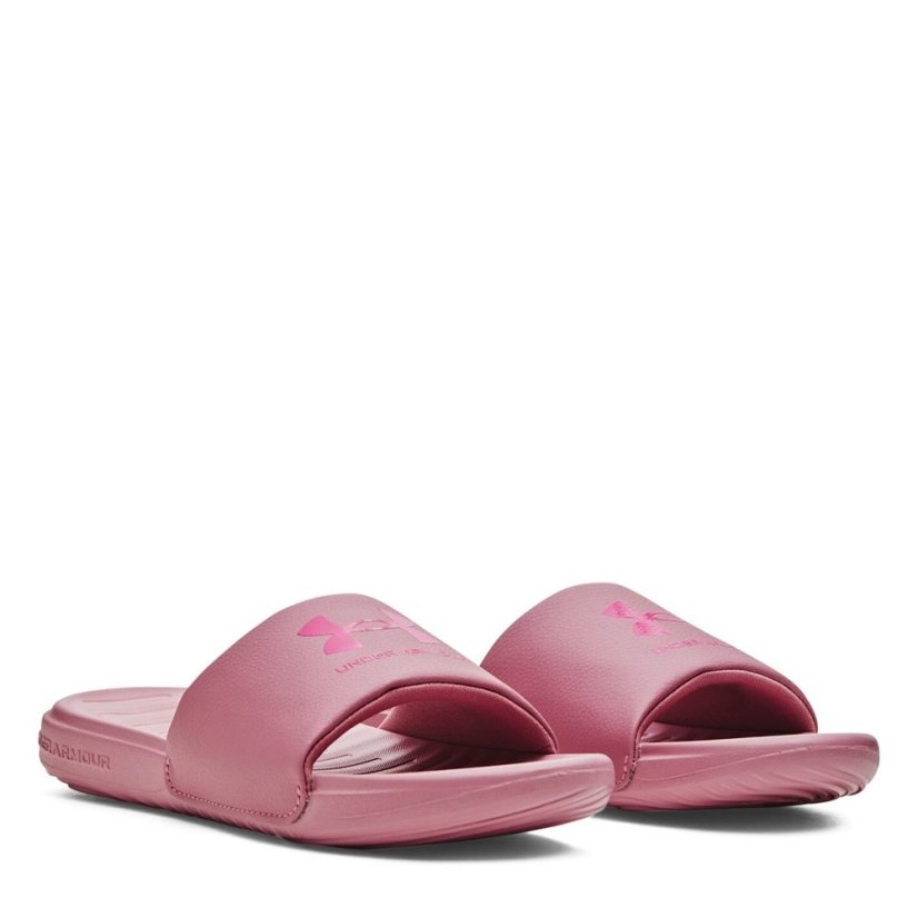 Under Armour Fixed Slides Pink Elixir