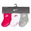 Nike Grippy Sock 3pk Baby Rush Pink