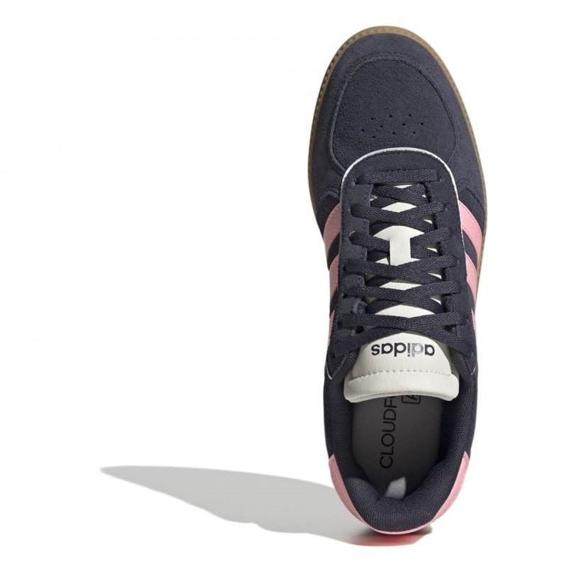 adidas Breaknet Sleek Womens Trainers Navy/Pink/Gum