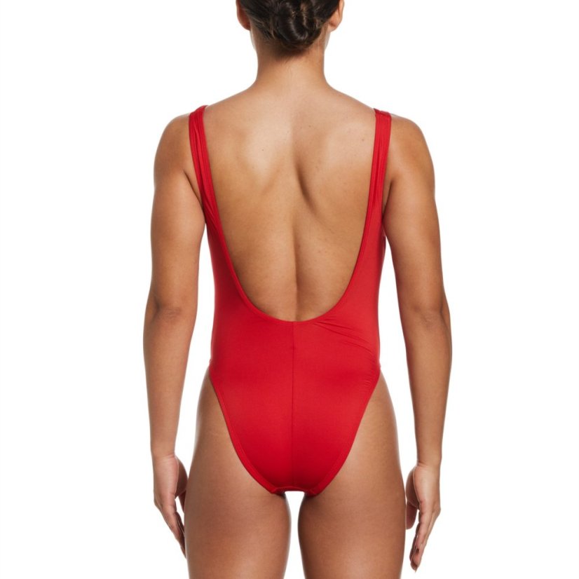 Nike Sneakerkini U-Back One-Piece Swimsuit Womens Universty Red
