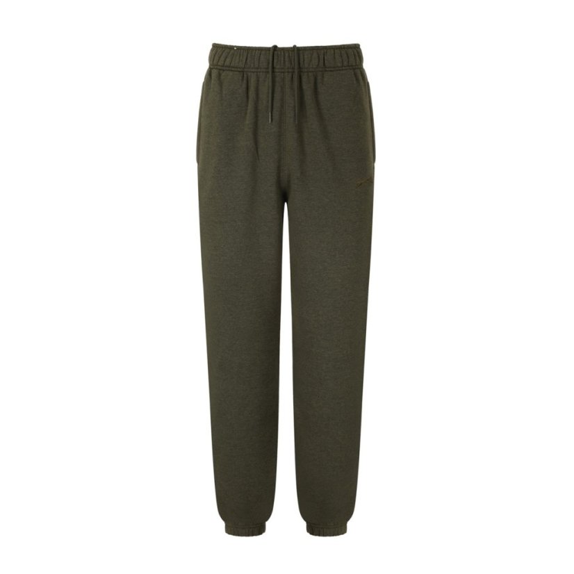 Slazenger Cuffed Fleece Jogging Pants Mens Khaki Marl