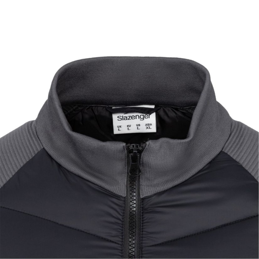 Slazenger Hybrid Jacket Sn52 Black/Charcoal