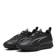 Puma Kids' Ultra Play Astro Turf Football Boot Black/White