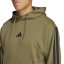 adidas Essentials Fleece 3-Stripes pánska mikina Olive Strata
