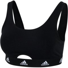 adidas Active Comfort Cotton Scoop Bralette Black