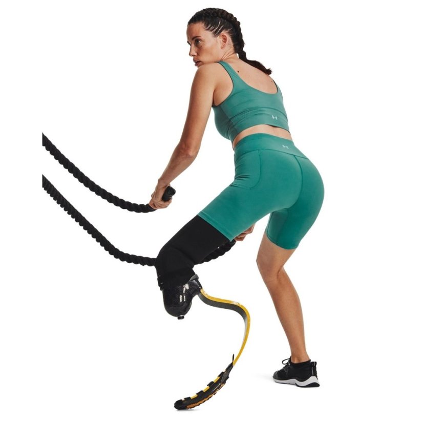 UNDER ARMOUR Under Meridian Bike Shorts Womens Green