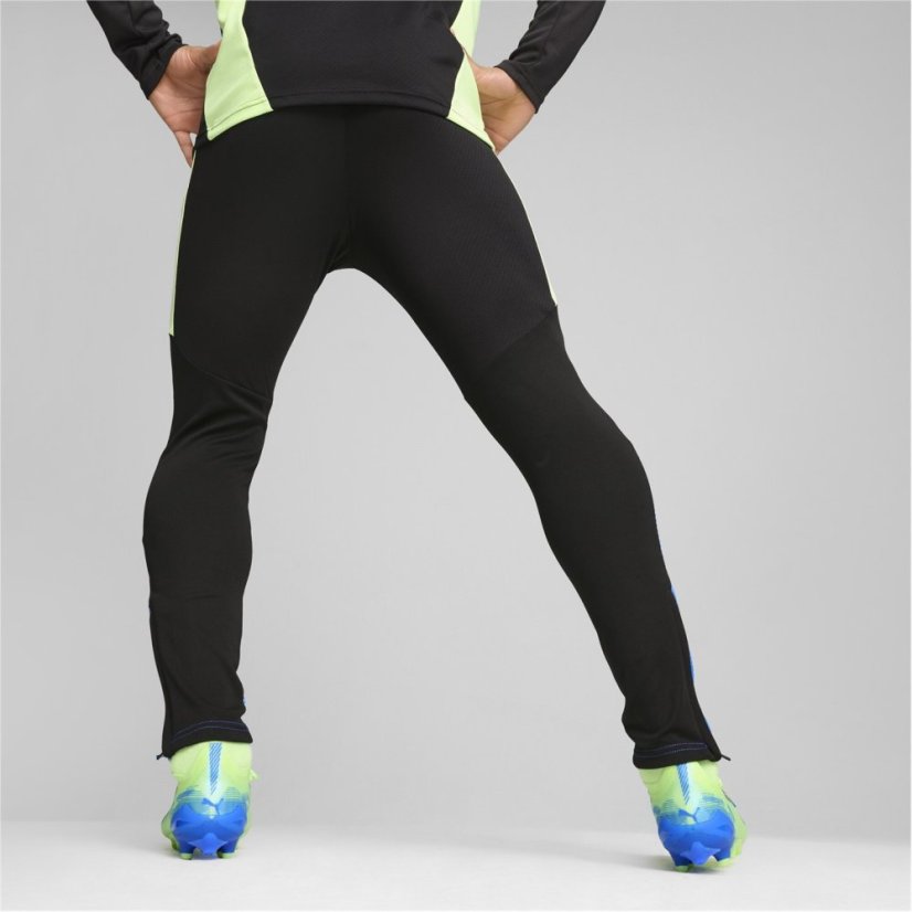 Puma Men's Performance Tracksuit Bottoms Black/Lime