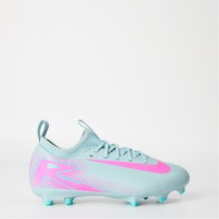 Nike Zoom Mercurial Vapor 16 Juniors Firm Ground Football Boots Grey/Pink