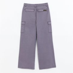 Bench Wide Leg Charcoal Cargo Pants Grey