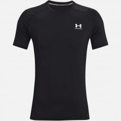 Under Armour HeatGear Armour Fitted Short Sleeve Training Top Mens Black