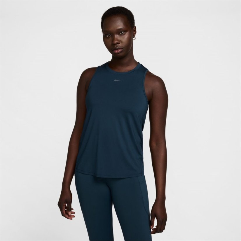 Nike One Classic Women's Dri-FIT Fitness Tank Top Navy / Black