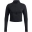 Under Armour Women's Launch Elite Half-Zip Long-Sleeve Performance Top Black